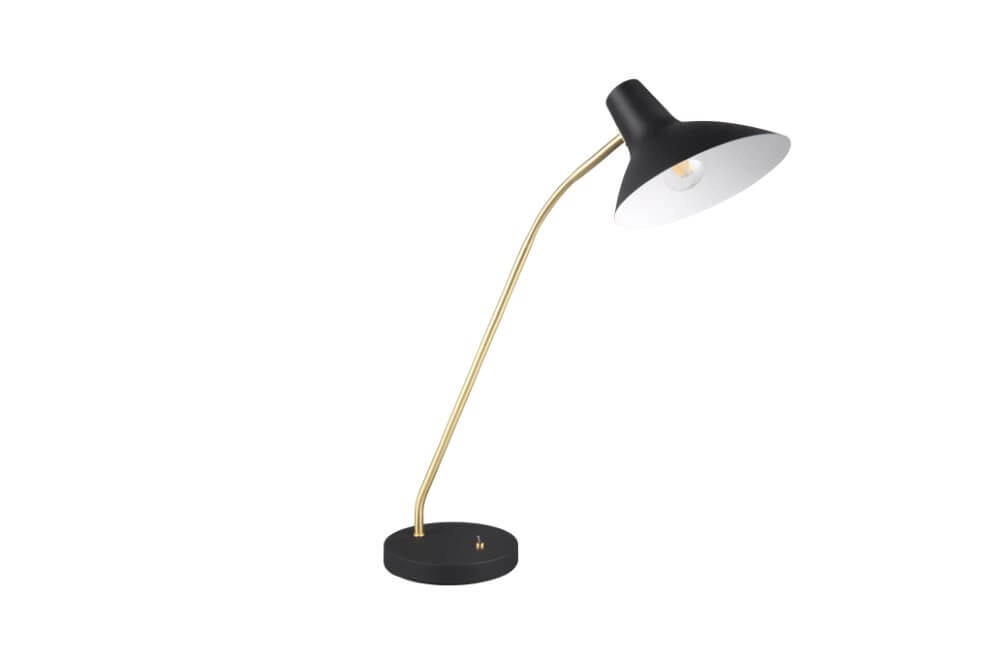 Lampe de bureau élégante Traveller noir Trio 4017807613711