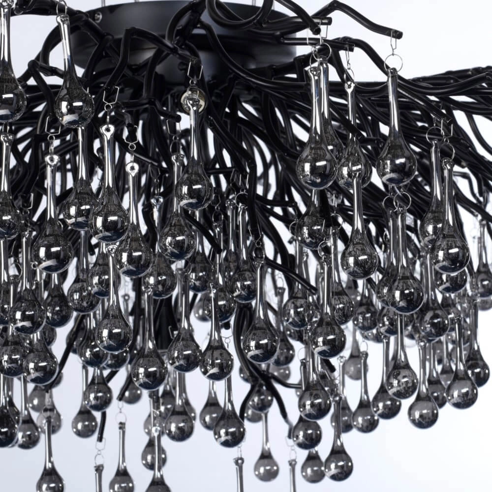 Lustre Icicle noir 100cm Paul Neuhaus 4012248377581