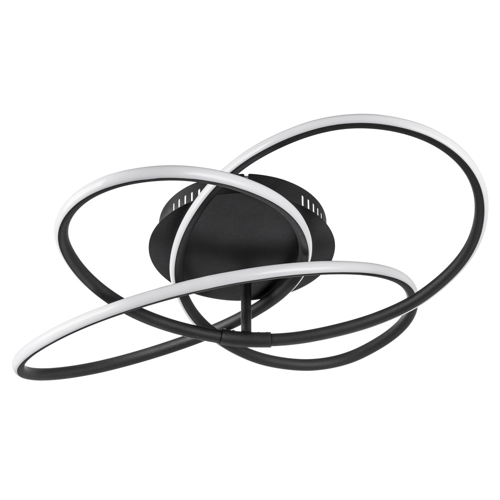 Lampe de plafond à design Panda noir Ø 60 cm Globo 9007371400430