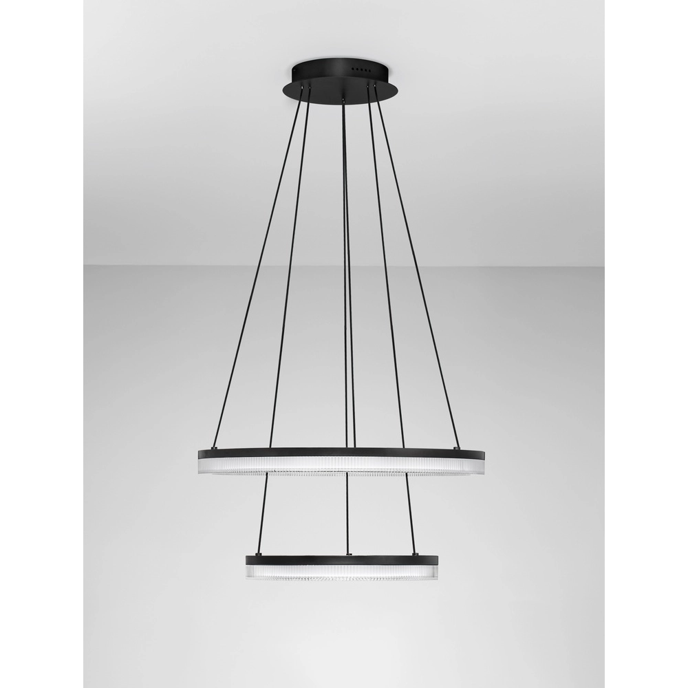 Suspension noire Lonela double Lyora 5212017467065