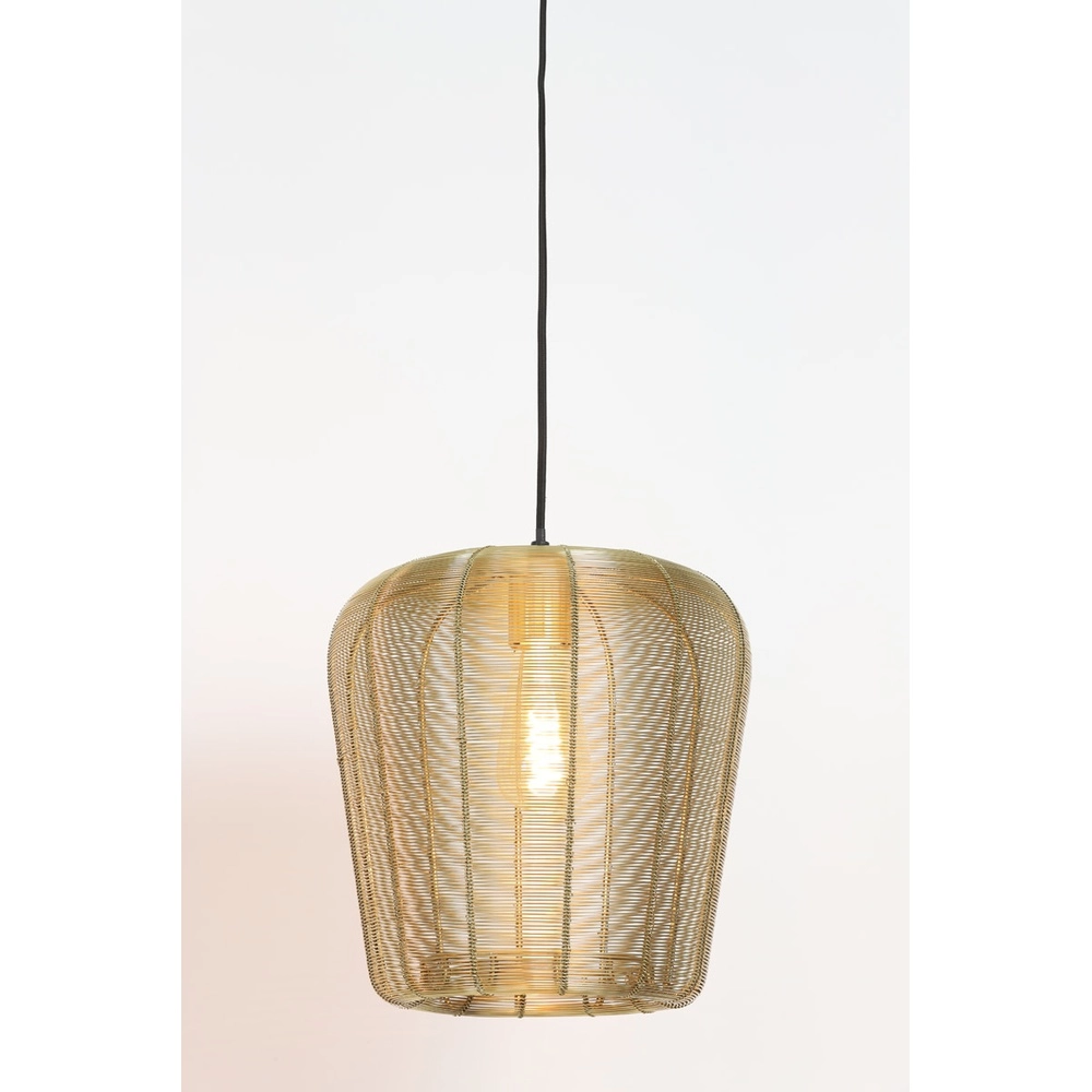 Lampe pendante dorée Adeta Ø 28cm Light & Living 8717807601027