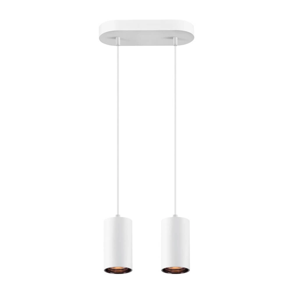 Lampe suspendue Asto Tube blanc 2x GU10 SLV 4024163266062