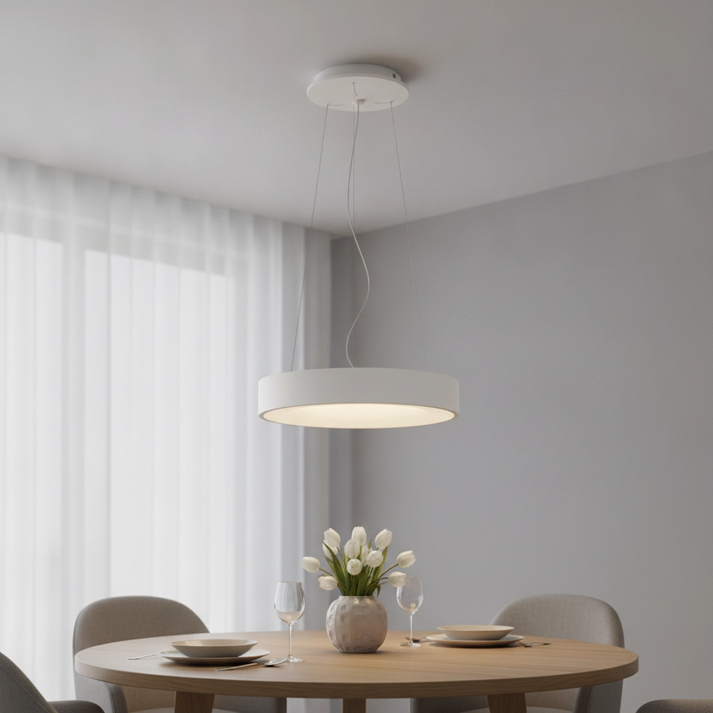 Suspension Rando Thin blanc Ø 38cm