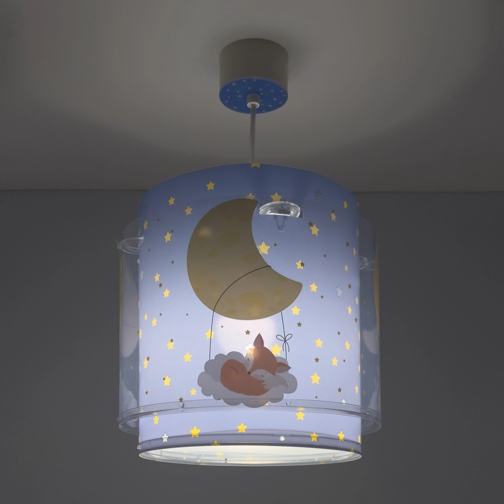 Suspension chambre d’enfant Moon Dreams bleu Dalber 8420406766324