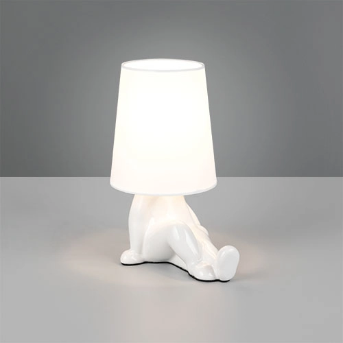 Lampe de table Huma Blanc Trio 4017807682540