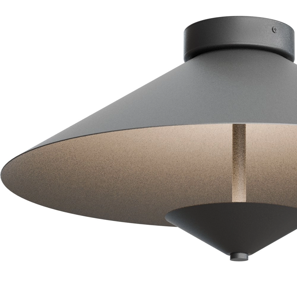 Lampe de plafond Ceppo noir Ø 45cm Masterlight 8718121398150