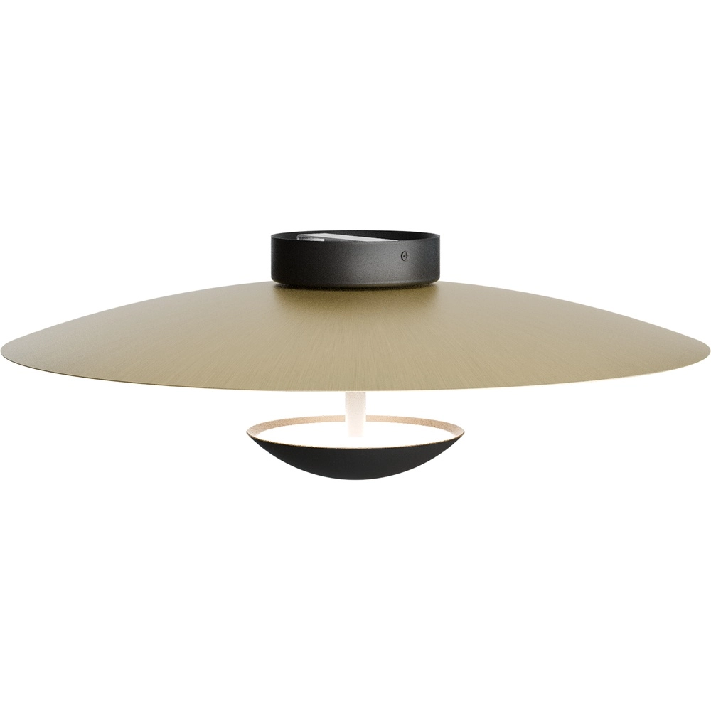 Lampe de plafond 16 cm Scala Ø 45cm noir avec or Masterlight 8718121389615
