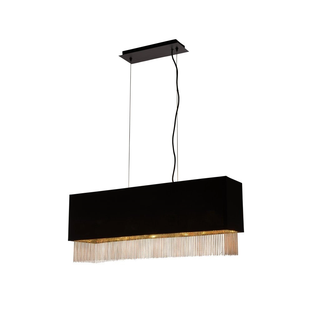 Lampe suspendue noire Fringe Lampe suspendue noire Fringe