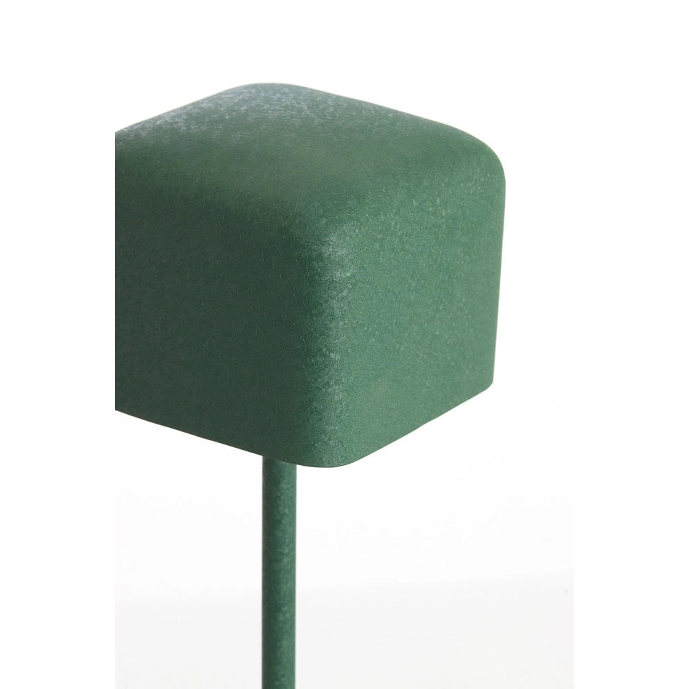 Lampe de chevet Elenie 15x15cm - vert foncé mat Light & Living 8717807818791