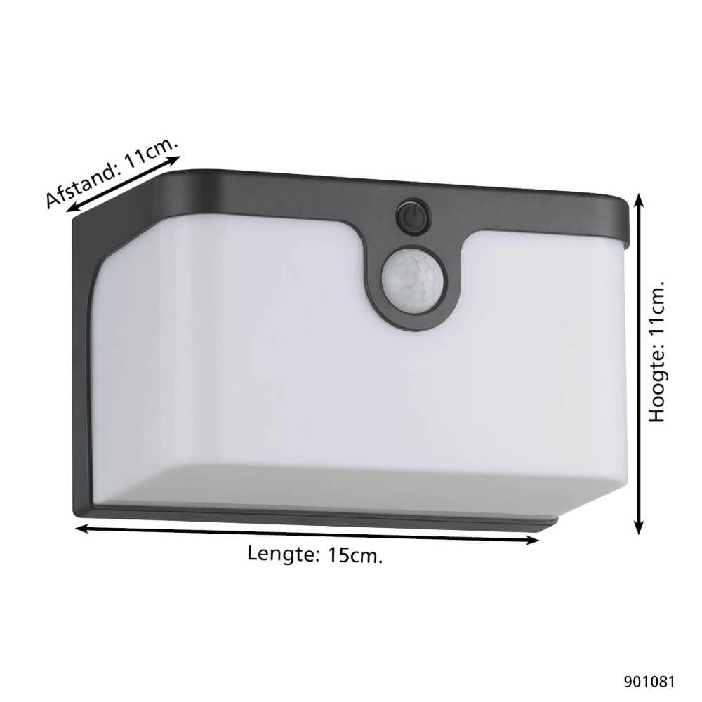 Applique noire Croara conception Eglo 9008606297979