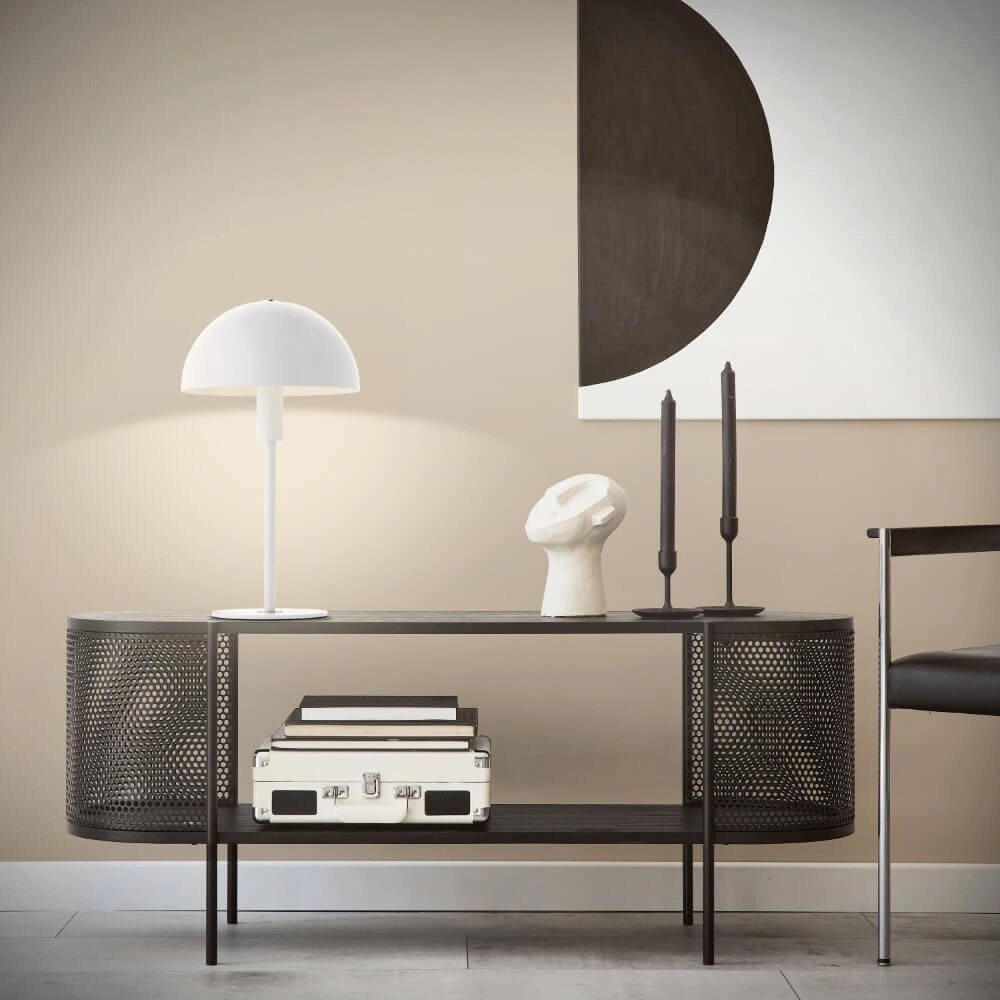 Lampe de table design Lillian blanc Brilliant 4004353430145