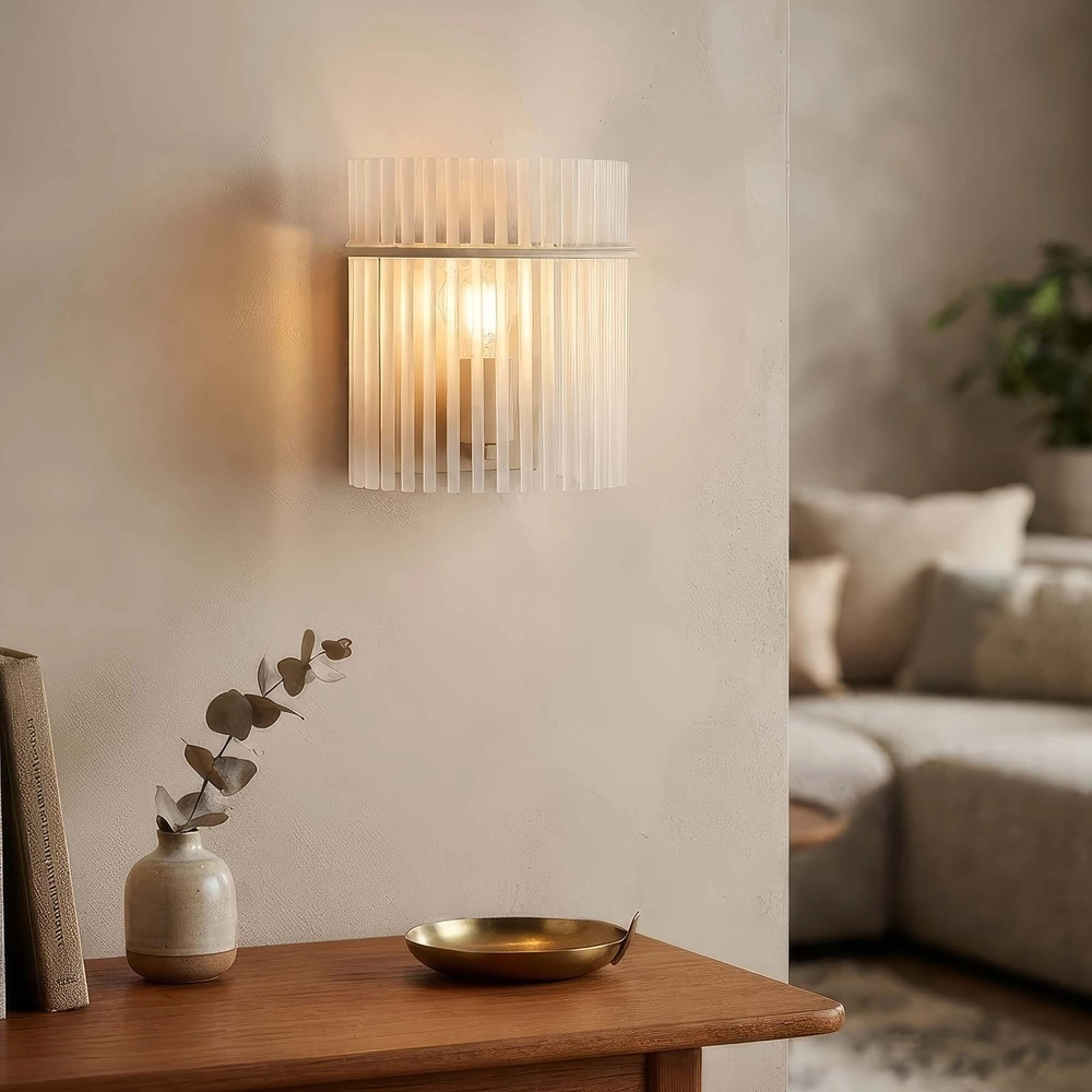 Lampe murale Swizzle brun sable Searchlight 5,05342E+12