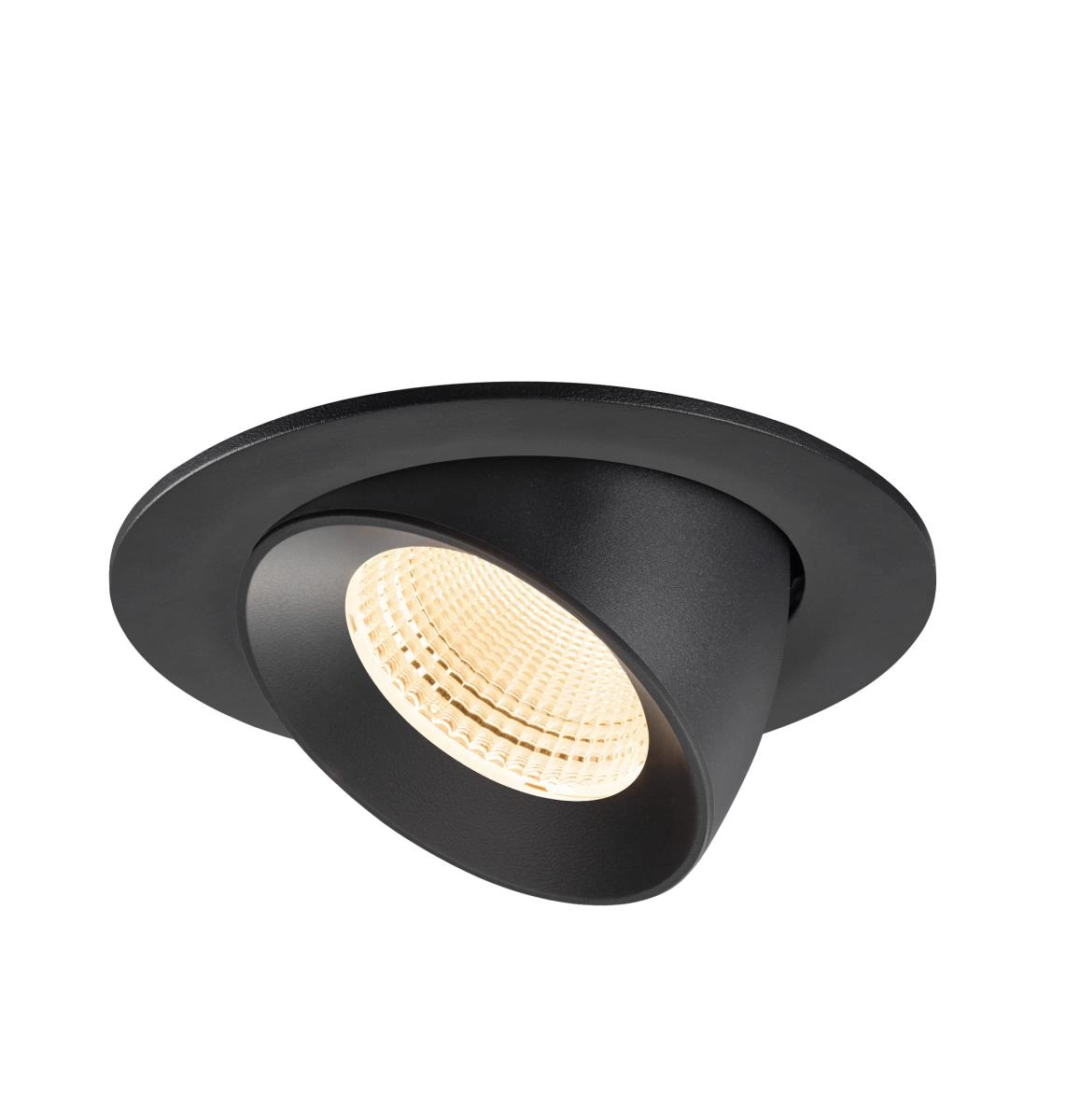 Spot encastré Numinos Gimble L noir 2700K - 55 deg SLV 4024163310451