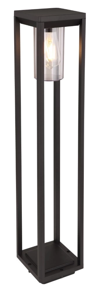 Lampe d'extérieur sur pied noire Candela 80 cm