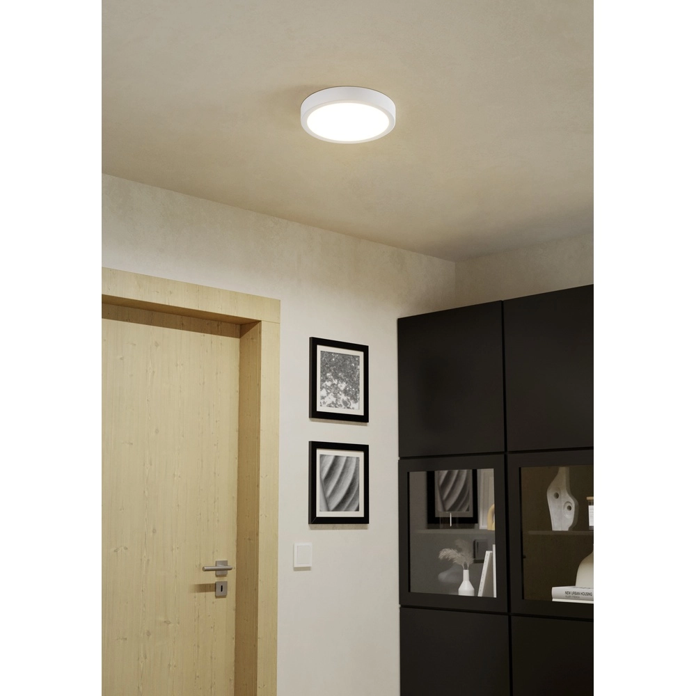Lumière LED de plafond Fueva 6 rond - blanc - Ø 21,1cm Eglo 9008606330157