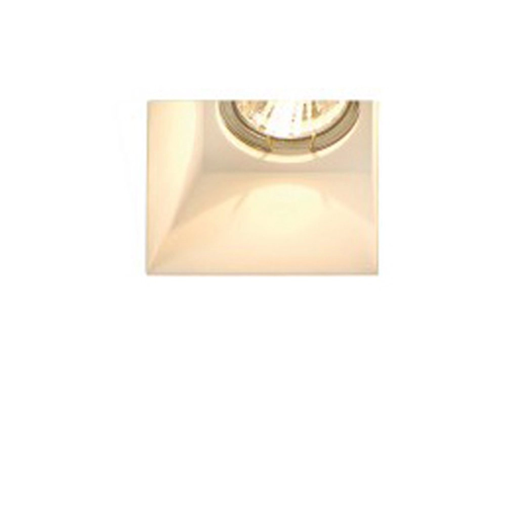 Spot encastrable Plastra GU10 13 cm blanc SLV 4024163160629