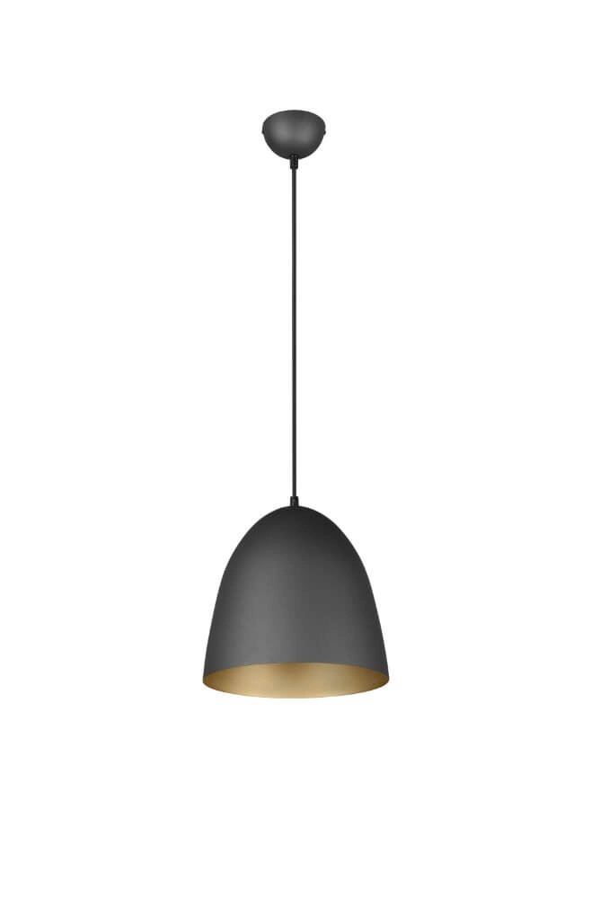 Lampe suspendue noire Tilda Ø 25 cm