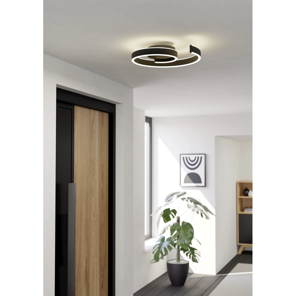 Plafonnier intelligent Andabaia-Z Design noir Eglo 9008606358298