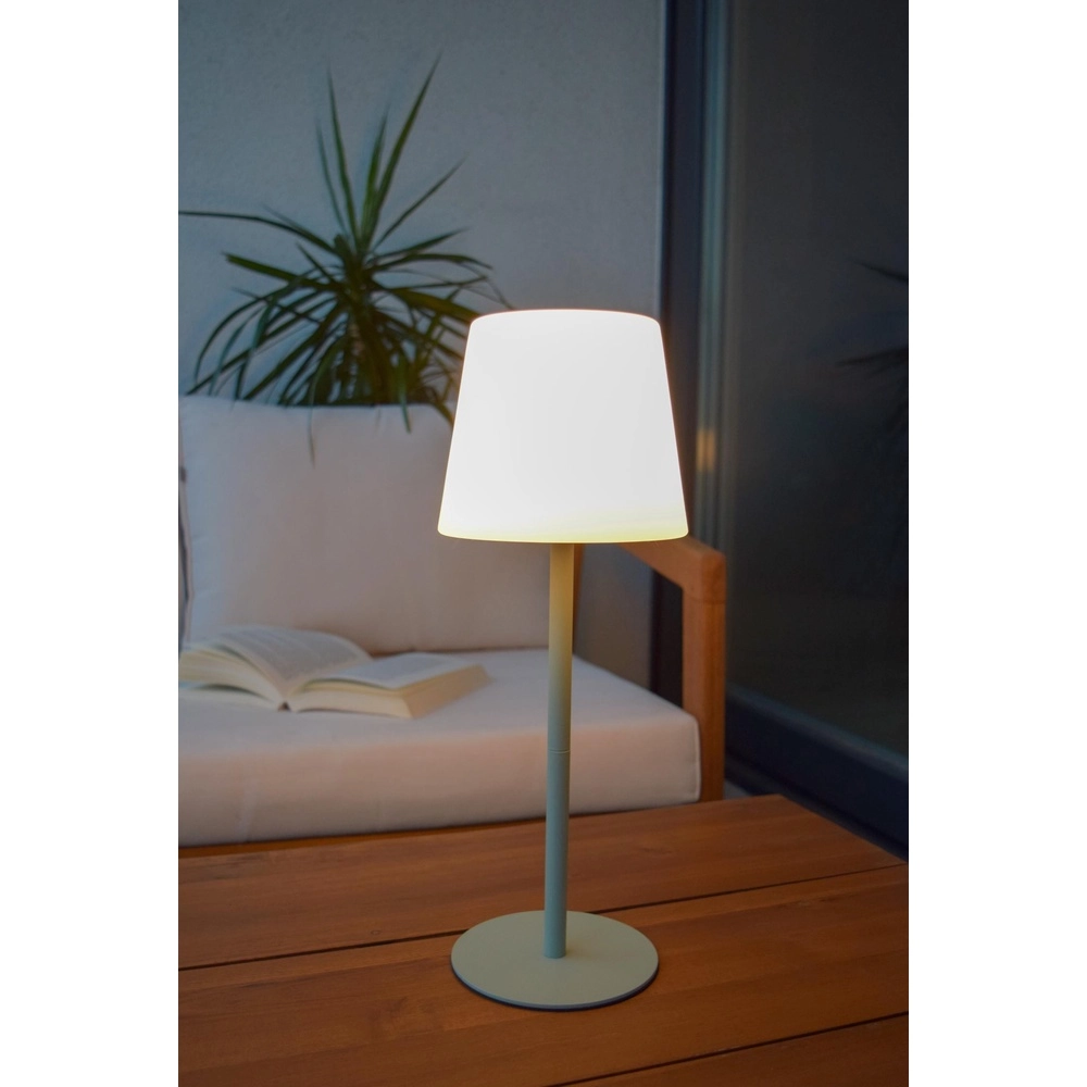 Lampe de table rechargeable Tyon Vert Lucide 5411212134752