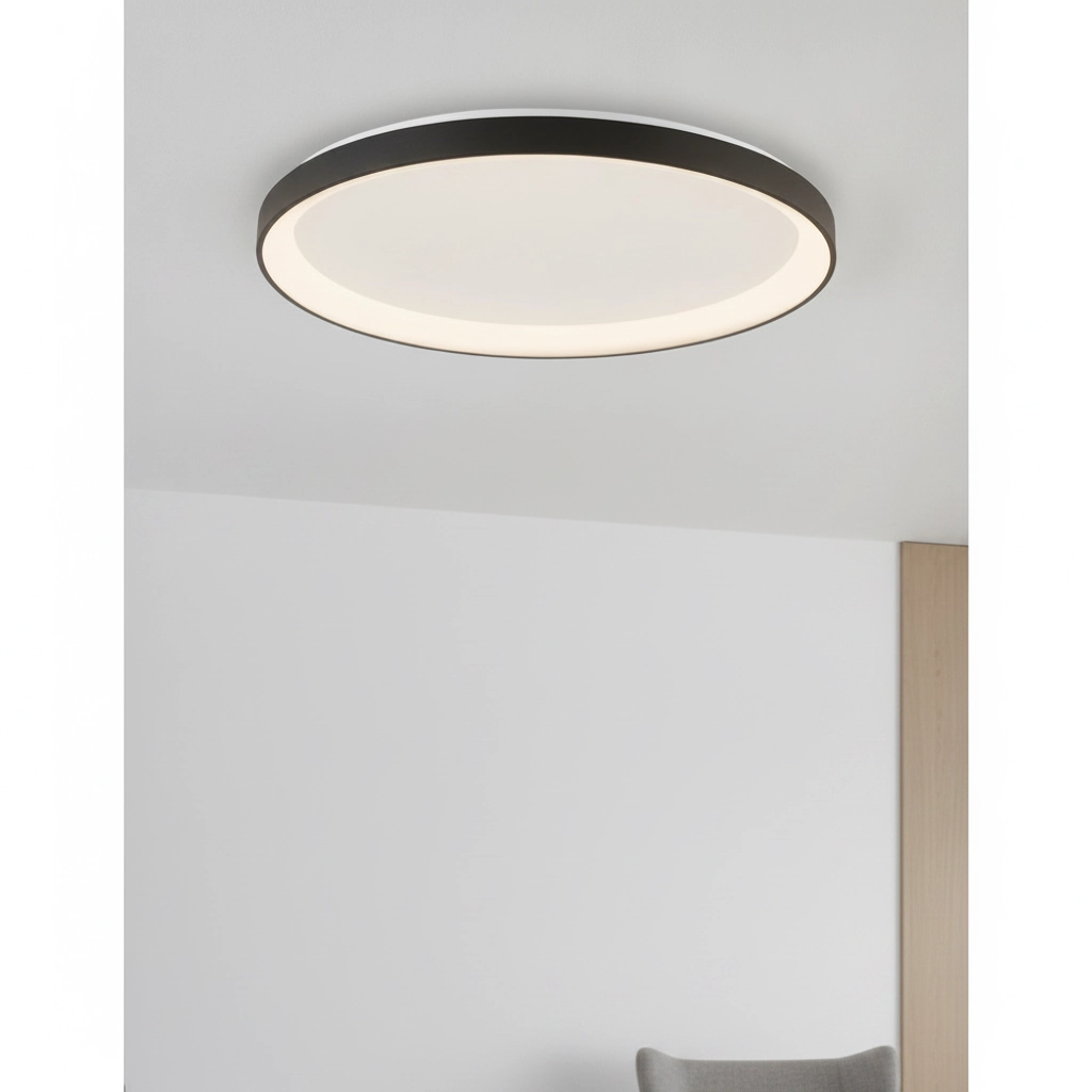 Plafonnier design Pertino Ø 38cm noir
