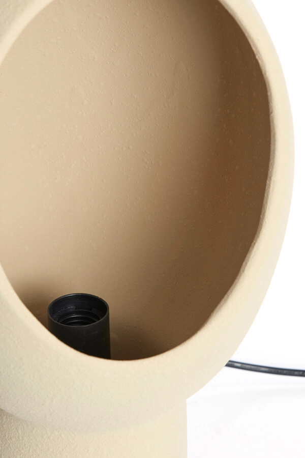 Lampe de table Monk crème 46cm Light & Living 8717807706319