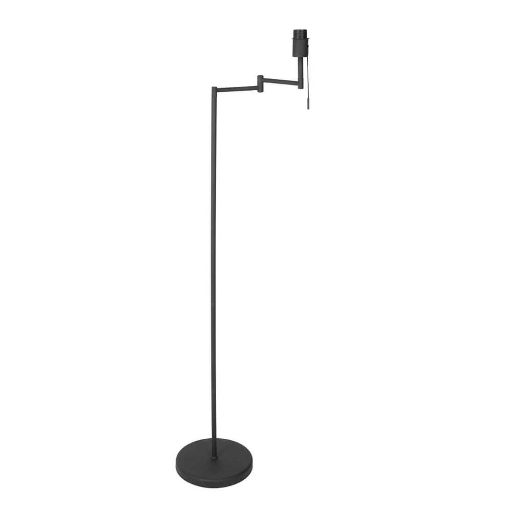 Lampadaire Bella noir avec capuche blanche Steinhauer 8712746174571