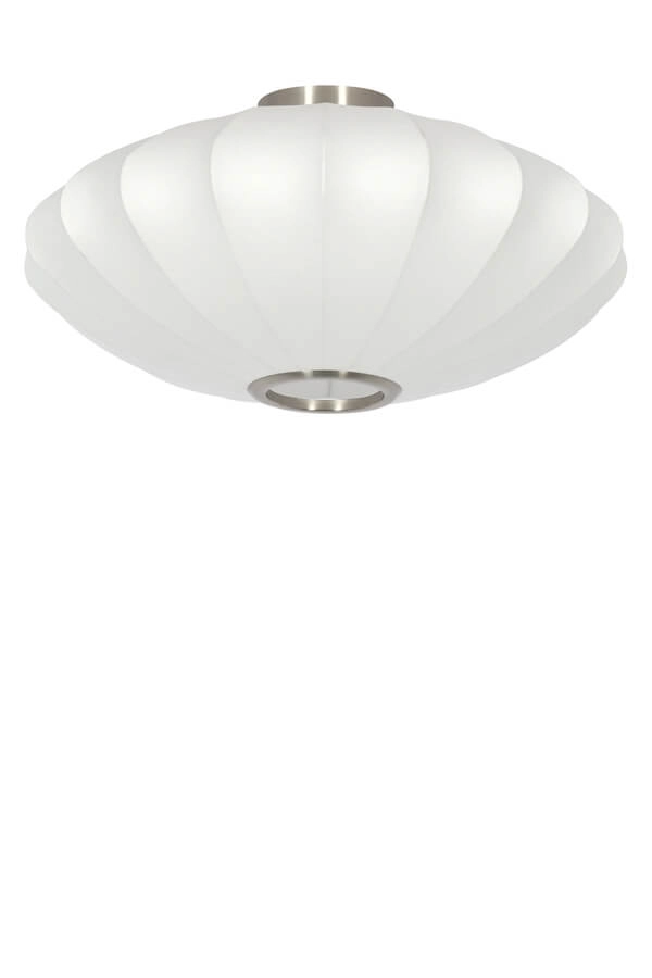 Plafonnier Japandi Fay Ø 50cm blanc Light & Living 8717807760458