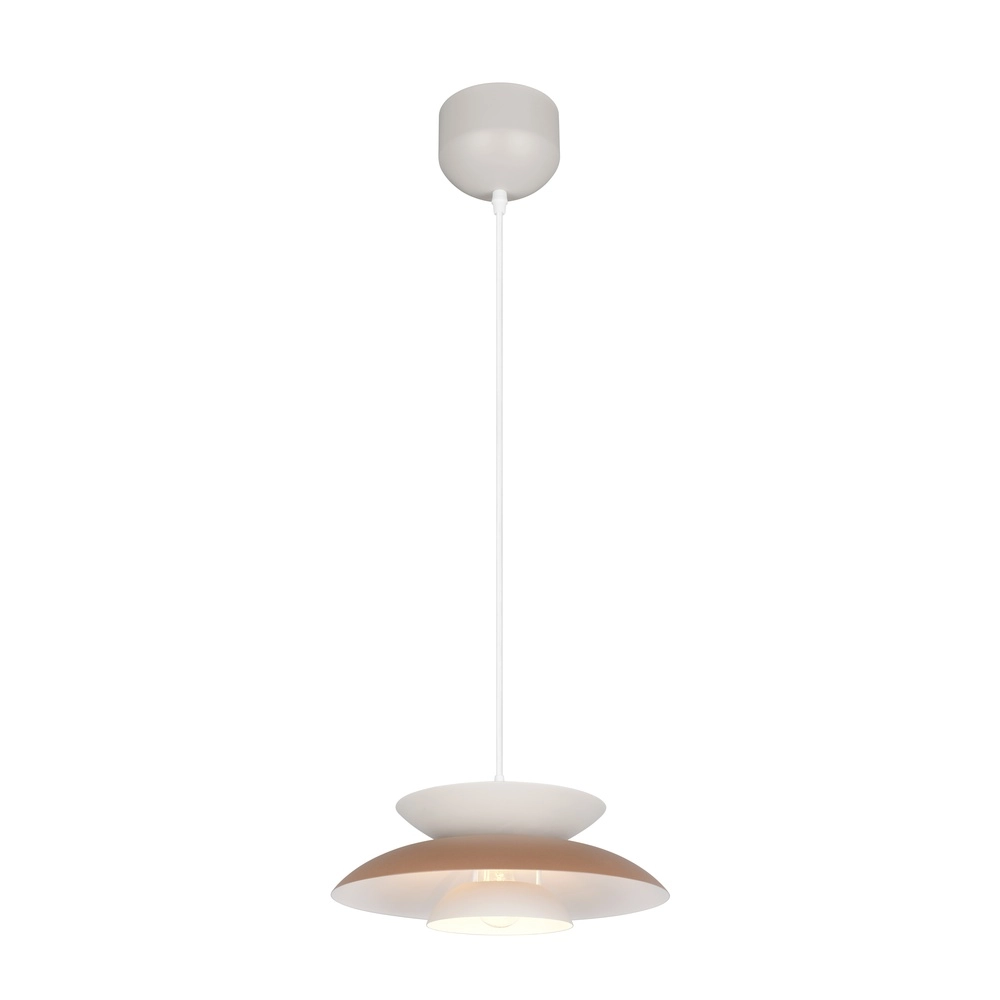 Conception de la lampe suspendue Amarila marron moka Ø 40cm Trio 4017807682779