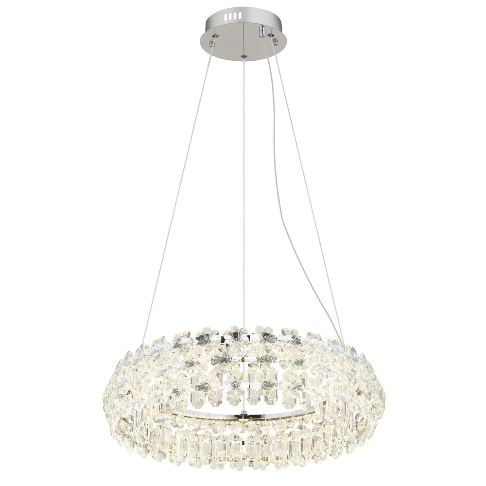 Lampe suspendue Diann Chrome