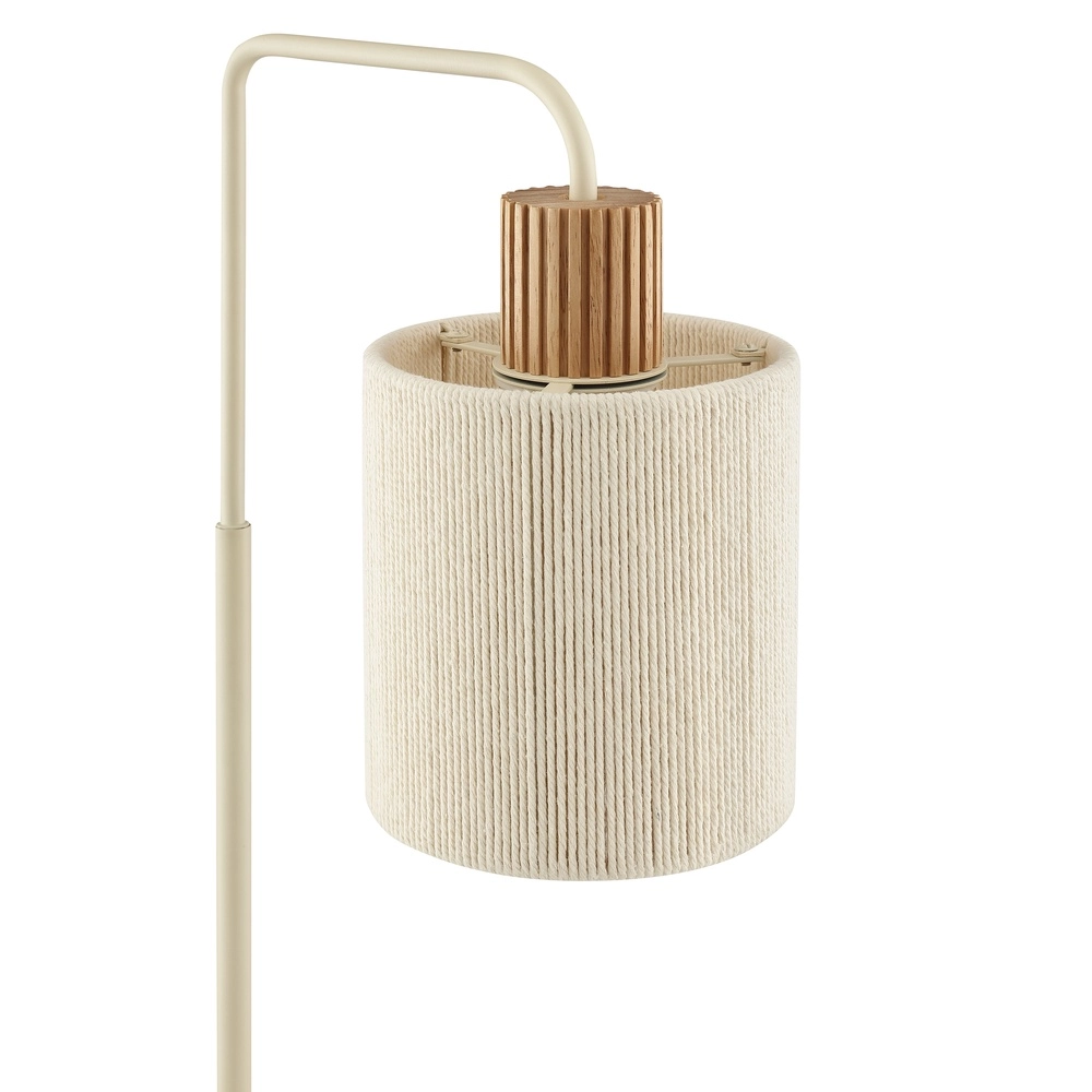 Lampe de table Arlo brun sable avec du bois Brilliant 4004353477065