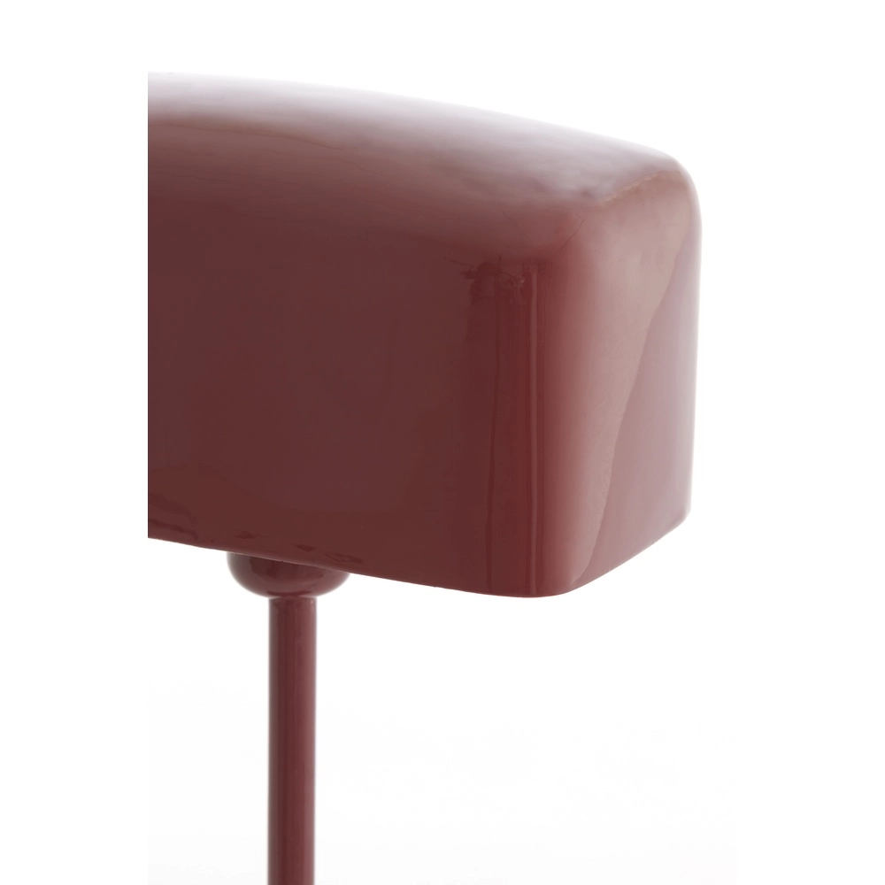 Lampe de chevet Elenie 25x13cm - bordeaux brillant Light & Living 8717807818821