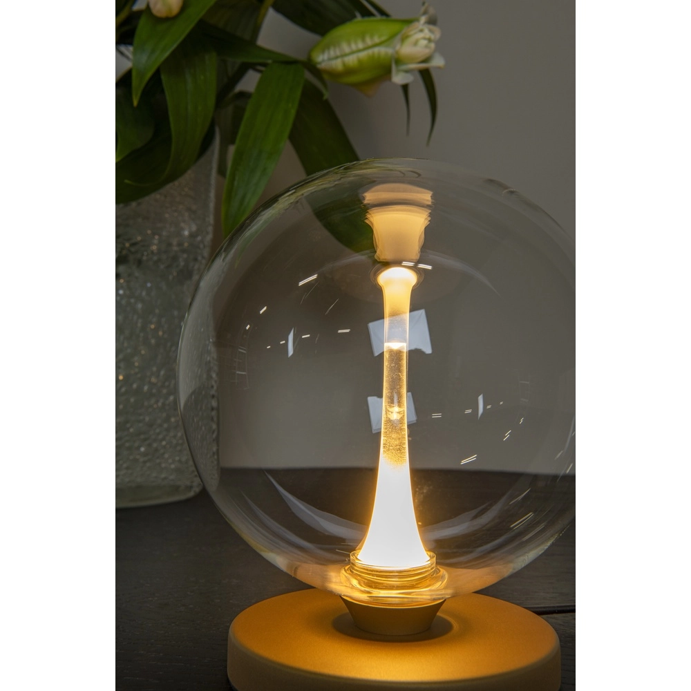 Lampe de table LED design Gisela transparent - 1x Ø 16cm Premium by Lucide 5411212134868