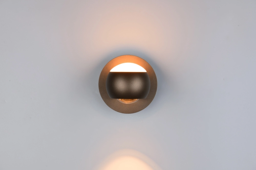 Lampe murale LED Orbit Marron platine Trio 4017807686630