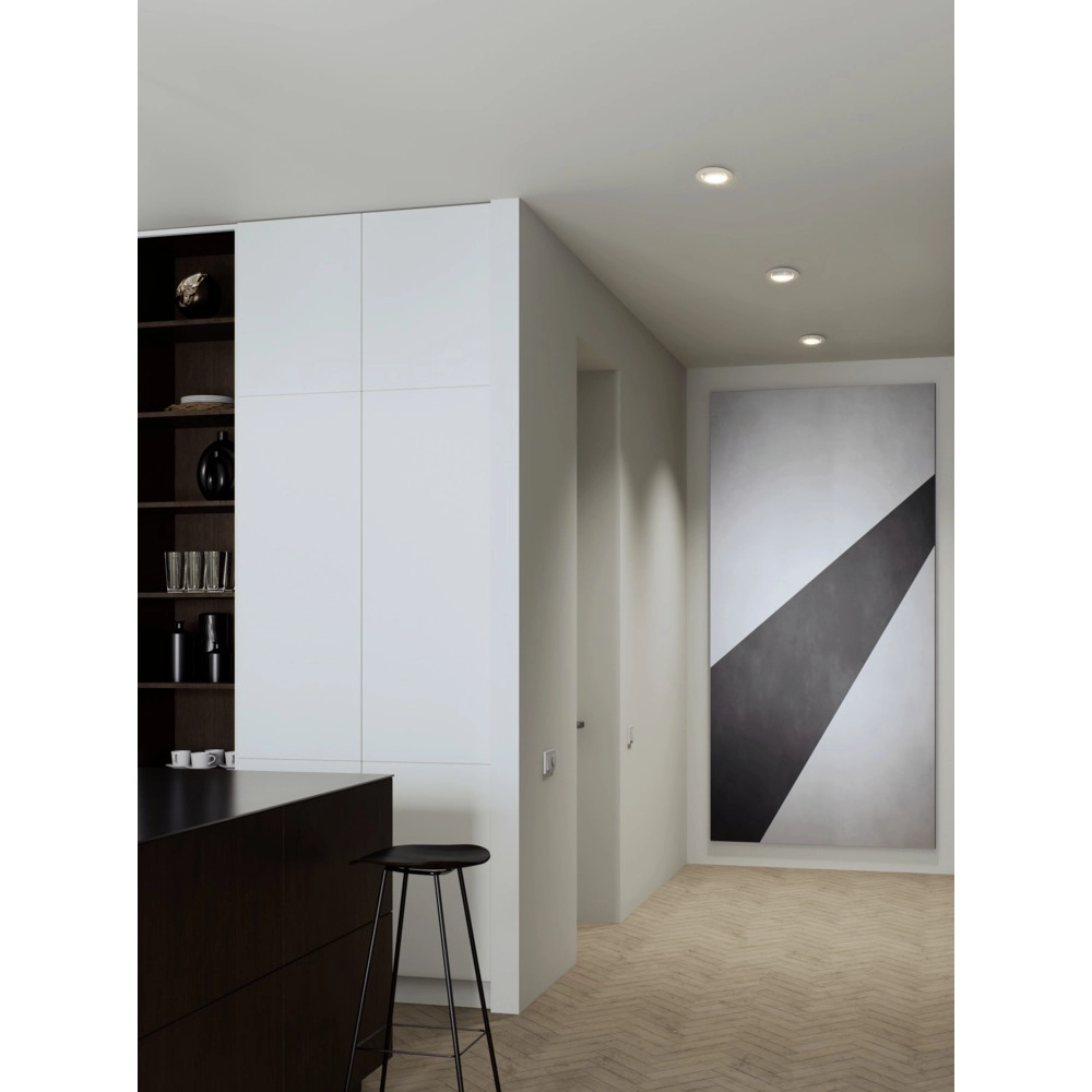 Lot de 3 spots encastrés Barranco blanc Ø 9cm - 4,5W - 3000K Eglo 9008606359240