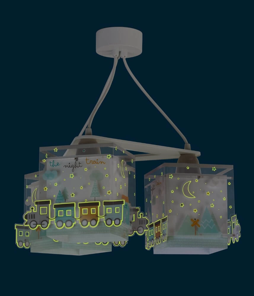 Lampe suspendue The Night Train 3 lumières Dalber 8420406635347