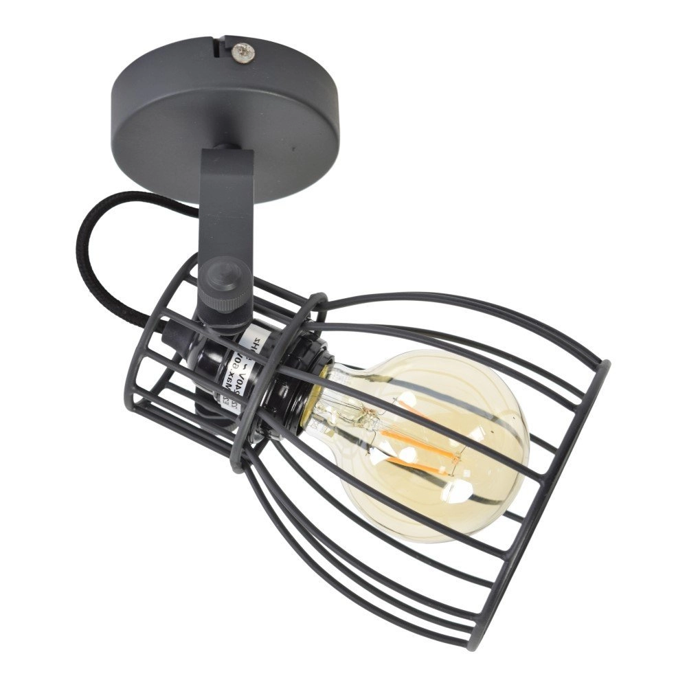 Lampe de plafond Wire noir