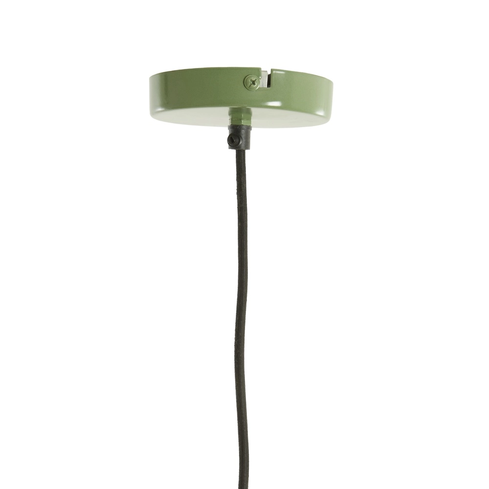 Lampe pendante Japandi Zubedo Ø 60 cm - vert olive Light & Living 8717807835897