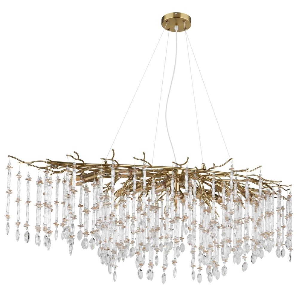 Lampe suspendue Gloria 150 cm d’or Globo 9007371572991