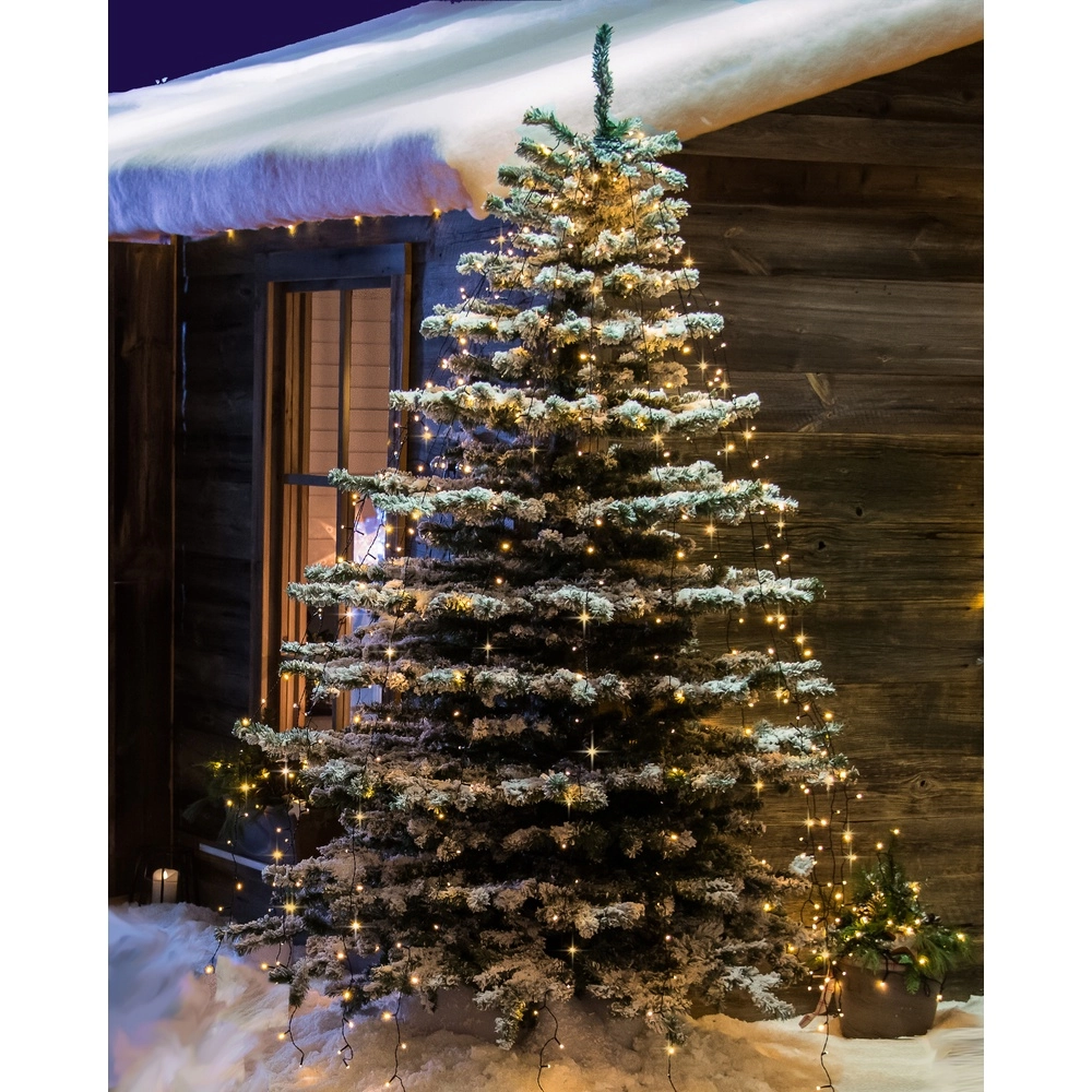 Kit d’éclairage 4m - 8x 50 led - 2200K pour sapin de Noël KonstSmide 7318306321815