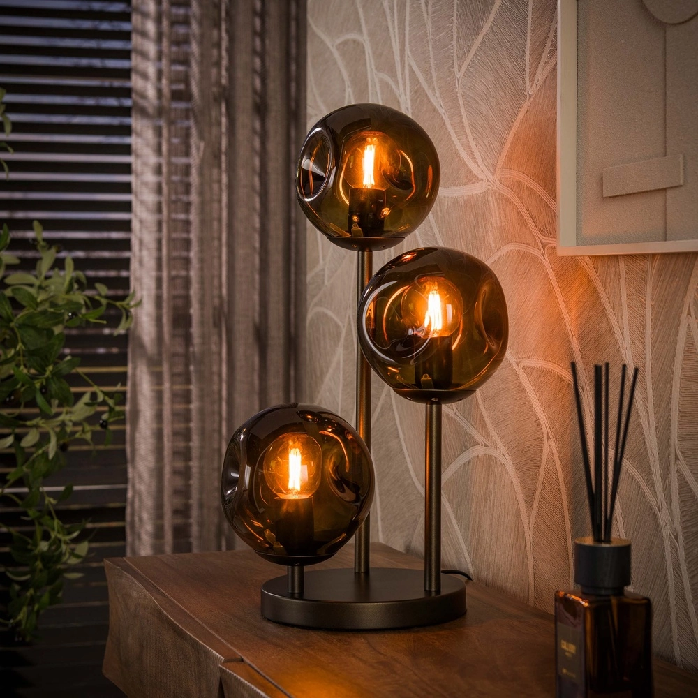 Lampe de table de conception Stellar Sienna Brown