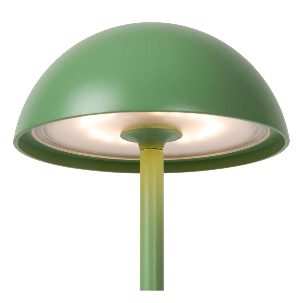 Lampe de table rechargeable Joy IP54 vert Lucide 5411212151964