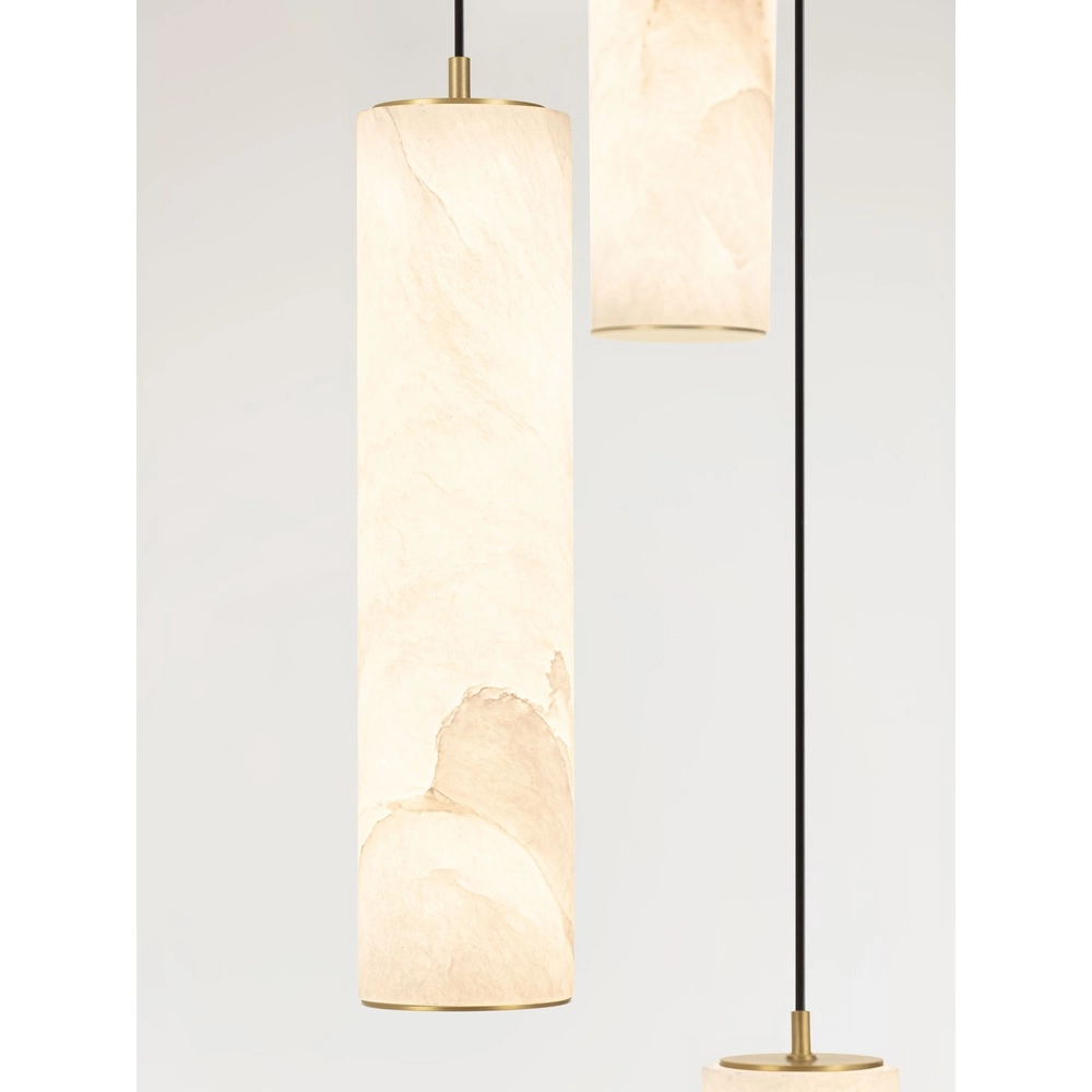 Lampe suspendue Diletto Or avec 7 luminaires blancs Lyora 5212063503236