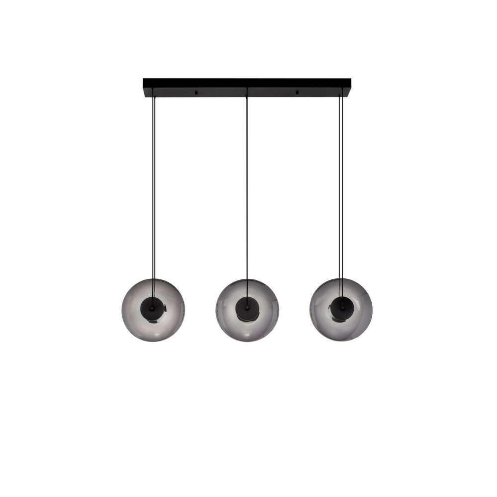 Suspension unique Ballet Noir 3 lumières droit Lyora 5212017458421