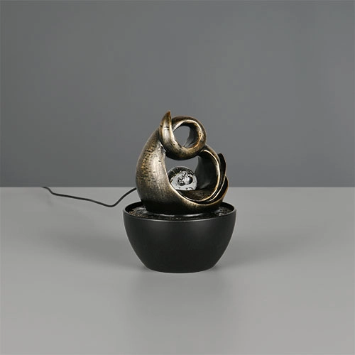 Lampe de table Luma Marron Trio 4017807691375