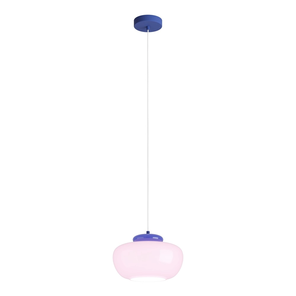 Lampe pendante de conception Berardelli rose avec bleu Ø 30cm Eglo 9008606404971