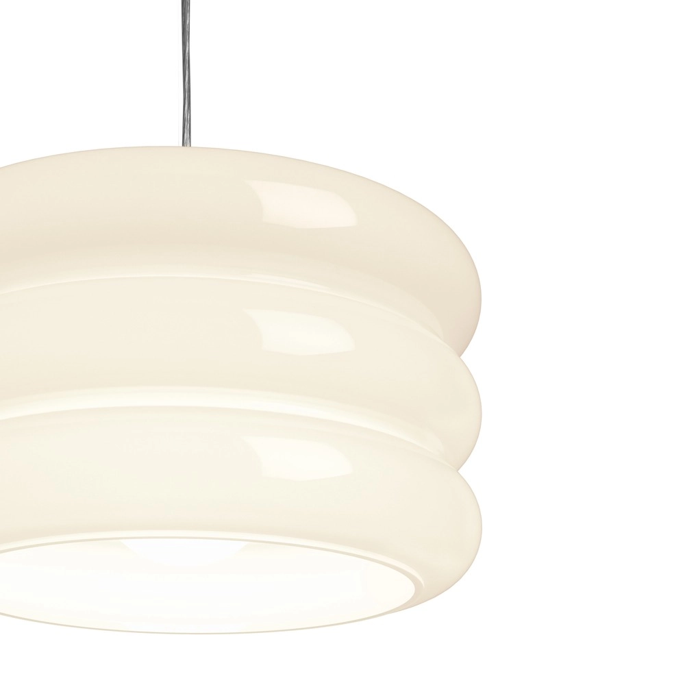 Lampe pendante de conception Tortora chrome avec blanc Ø 20cm Eglo 9008606405558