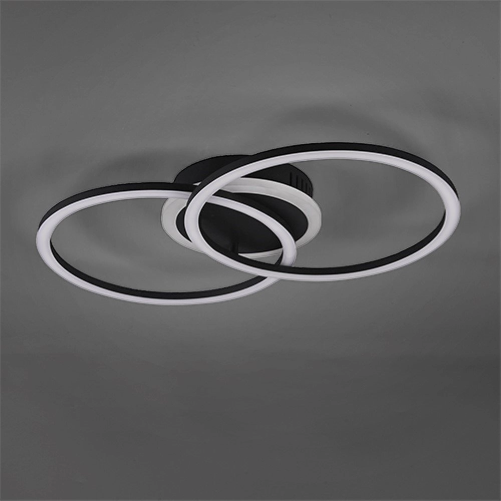 Plafonnier noir Venida Trio 4017807445053