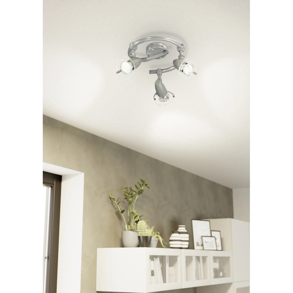 Emplacement monté en surface Pocket 2 3-gris clair Eglo 9002759137199