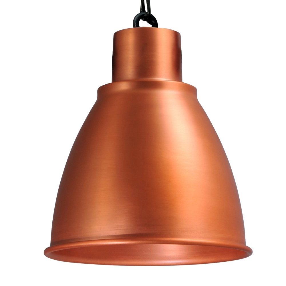 Lampe à suspension Industria 27 cuivre rouge avec du noir Masterlight 8718121237237