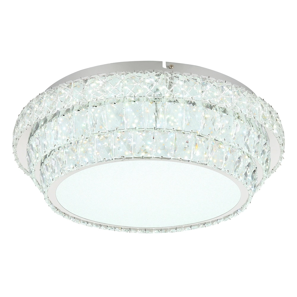 Lampe de plafond Klara Ø 50cm chromé Globo 9007371459087